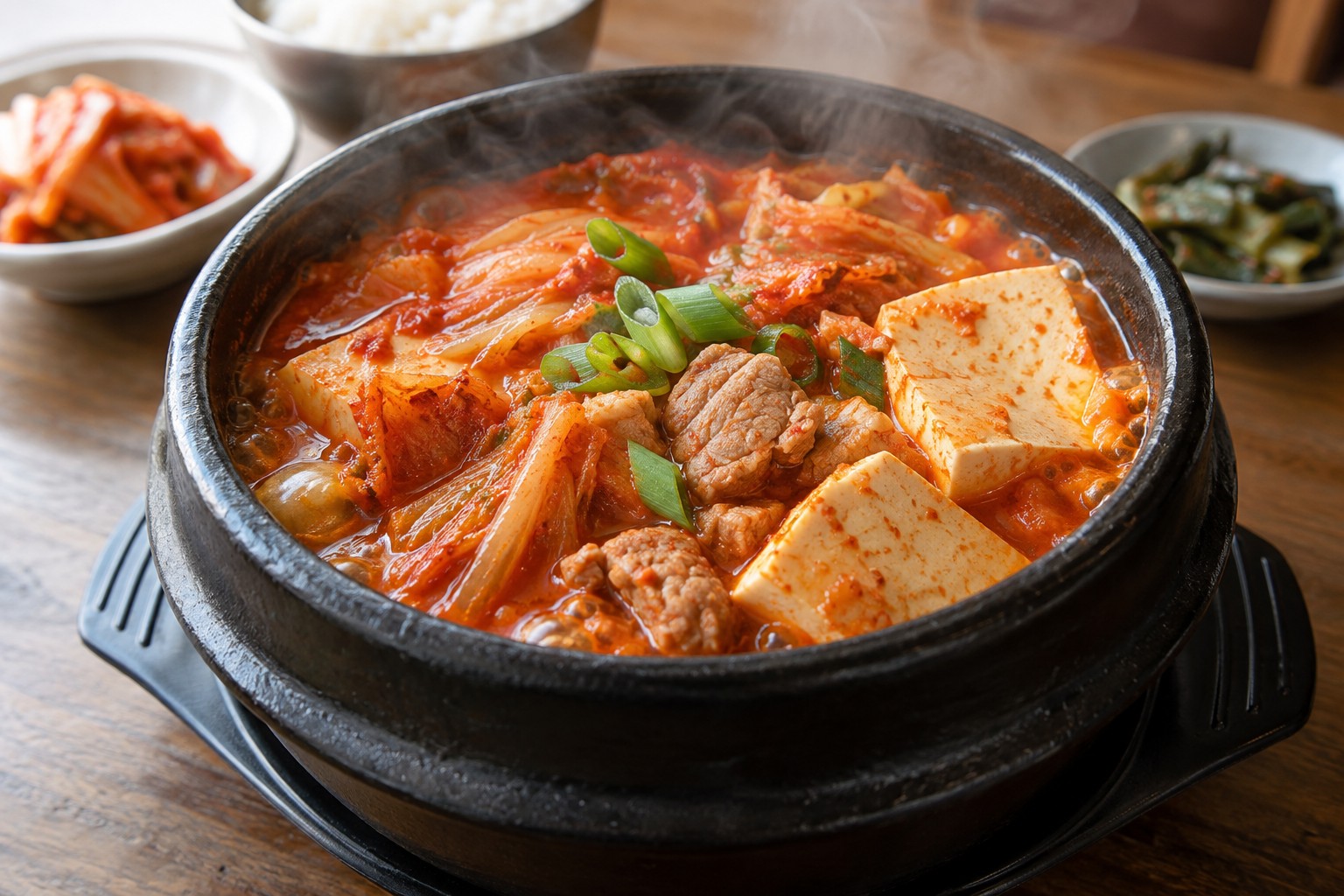 두부 듬뿍 김치찌개
